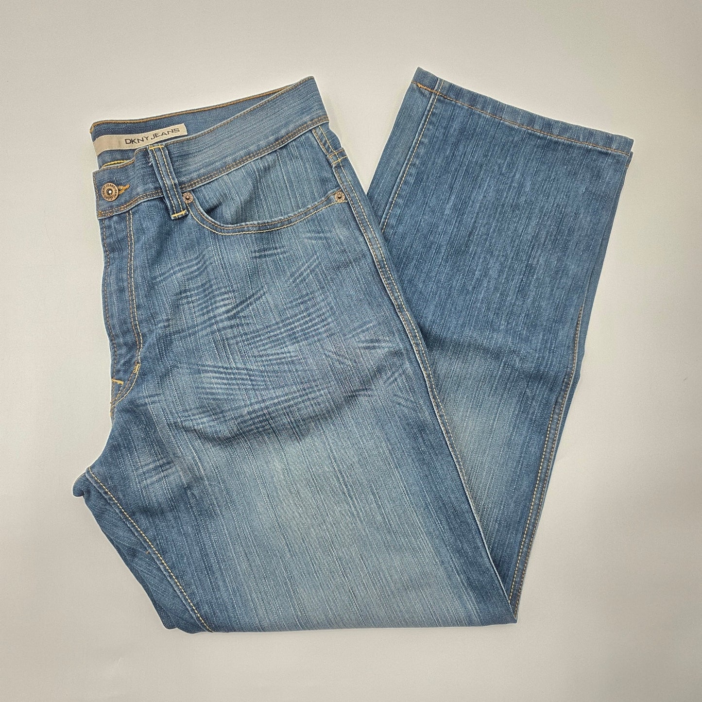 DKNY Blue Denim Jeans Pants Bottoms Men's 36x30