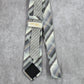 Euro Knot by Barton Como Plaid Gray Tartan 100% Silk Men's Neck Tie NWOT