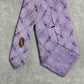 Stafford Signature Purple Silver Floral Paisley 100% Silk Men's Neck Tie NWOT