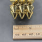 Zara Gold Triple Spike Elastic Stretch Y2K Bracelet Fashion Jewelry NWOT JB4-15