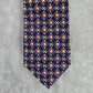 Nordstrom by J.Z. Richards Purple Floral Extra Long Executive Silk Mens Neck Tie