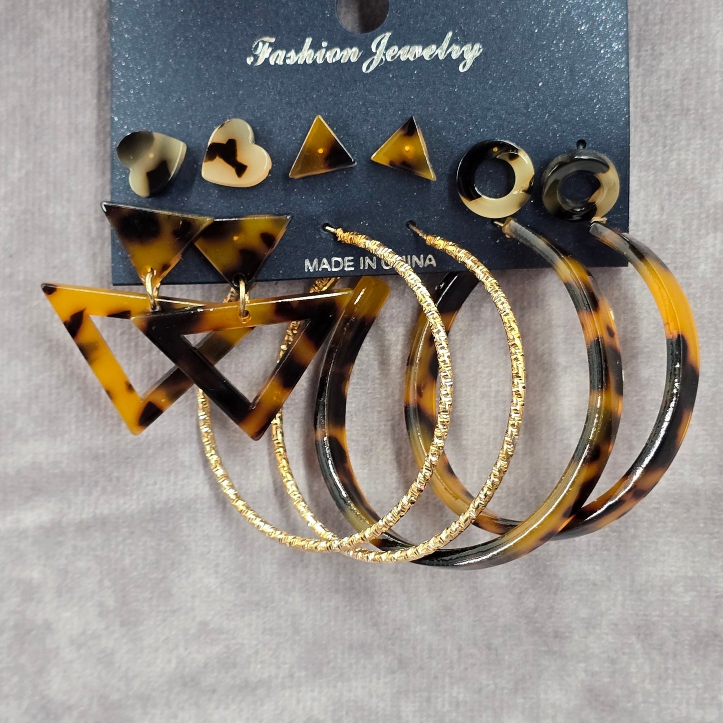 Zara Hoop Stud Dangle Earrings Set of 6 Bundle Fashion Jewelry Earrings NWT