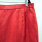 Zara Red Short Midi Skirt Plus 16W