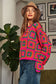 Crochet Patchwork Round Neck Pullover Sweater Top