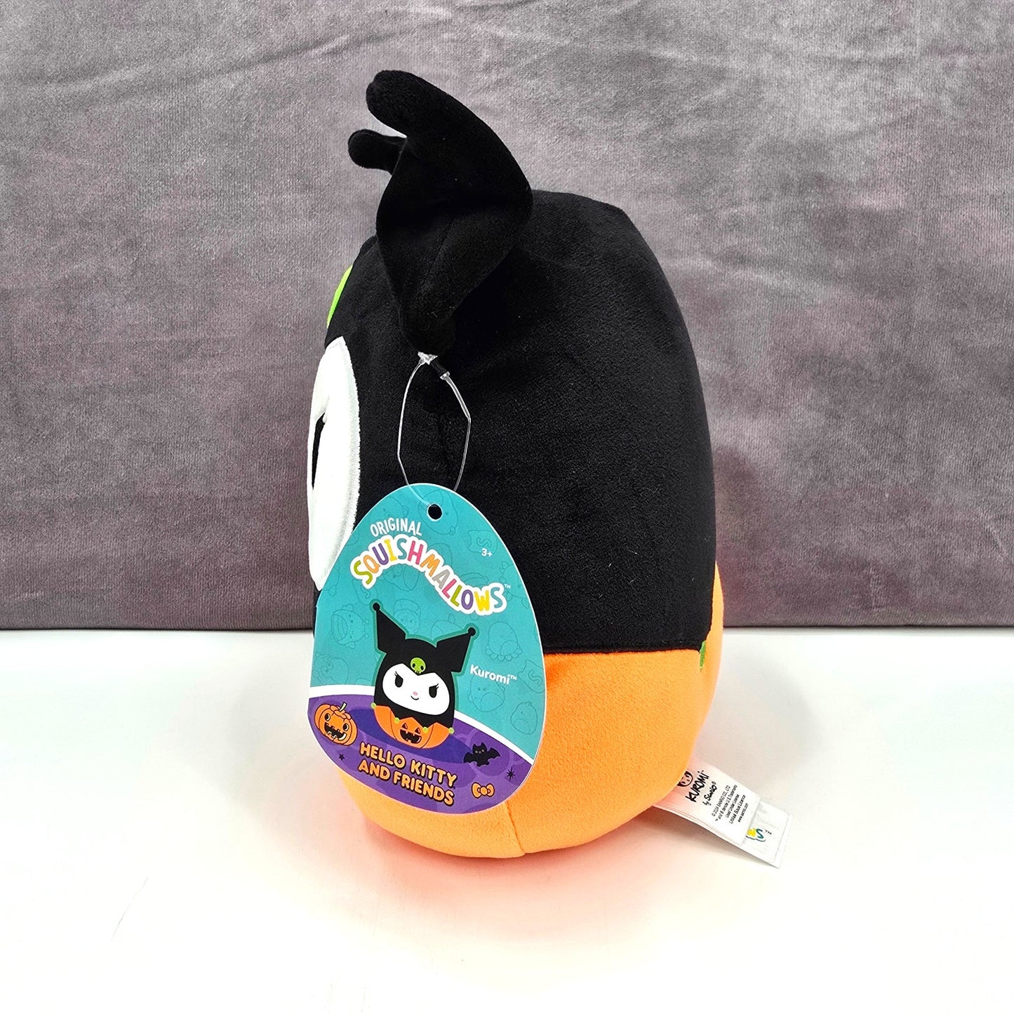 Hello Kitty and Friends Squishmallows Kuromi Bat Pumpkin NWT Halloween Plush #37