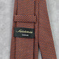 Sartoria Sarar Orange Blue Geometric Silk Italy Executive Neck Tie Men's