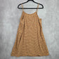 Wild Fable Orange Brown Plaid Tartan Short Sleeveless Strap Dress Plus XXL 1XL