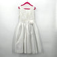 Bloome De Jeune Fille White Silver Party Easter Christmas Dress Girls Size 10