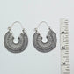 Zara Silver Dangle Hoop Stud Earring Fashion Jewelry NWT ZB01 #03