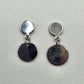 Zara Silver Circle Dangle Earrings Fashion Jewelry E24