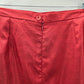 Zara Red Short Midi Skirt Plus 16W