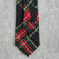 Flynn O'Hara Uniform Red Green Blue Plaid Tartan Adjustable Clip Youth Tie 14