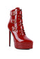 High Heeled Patent PU Stiletto Boot