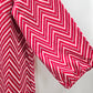 Live 4 Truth Red White Chevron Zipper Dress Plus 1XL