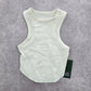 Wild Fable White Ribbed Sleeveless Tank Top XXS