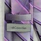 ck Calvin Klein Purple Stripe 100% Silk Men's Neck Tie NWOT