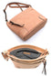 Fashion Multi Zip Pocket Crossbody Bag