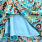 Vintage Y2K Blue Asymmetrical Skirt Plus 20W