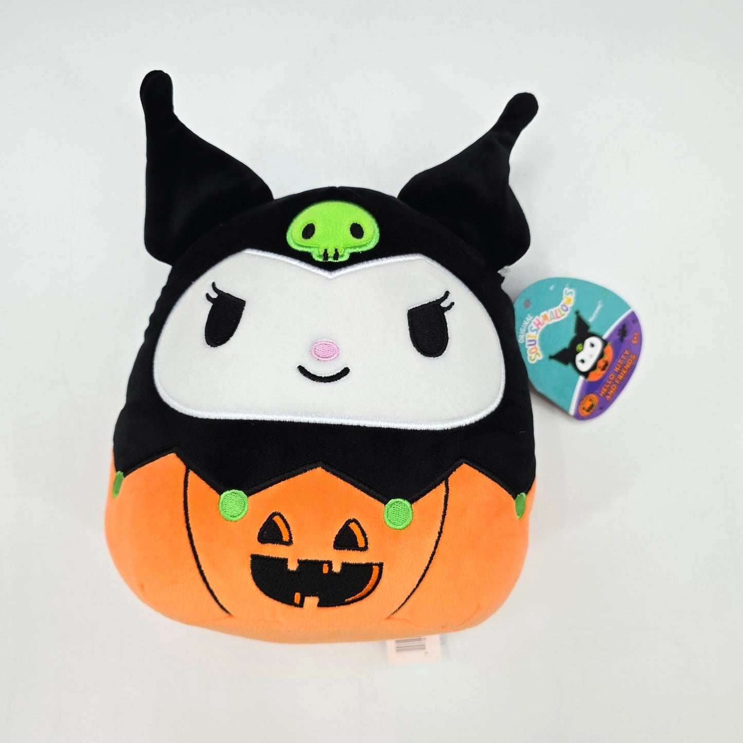 Hello Kitty and Friends Squishmallows Kuromi Bat Pumpkin NWT Halloween Plush #37