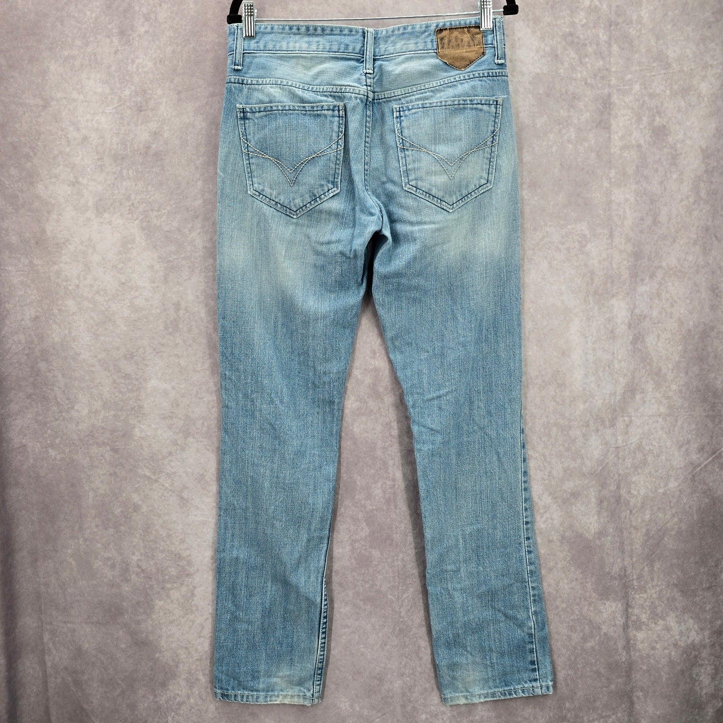 Flying Machine Blue Slim Prince Cotton Straight Denim Jeans Pants 34x42