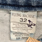 Flying Machine Blue Slim Prince Cotton Straight Denim Jeans Pants 34x42