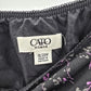 Cato Black Floral Midi Flare Skirt Bottom Plus 18/20W