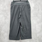 Xersion Performance Wear Semi Fitted Active Cropped Pant Bottom Gray Small