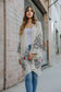 Long Floral Kimono Cardigan