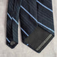 DKNY Navy Blue Striped 100% Silk Men's Neck Tie NWOT