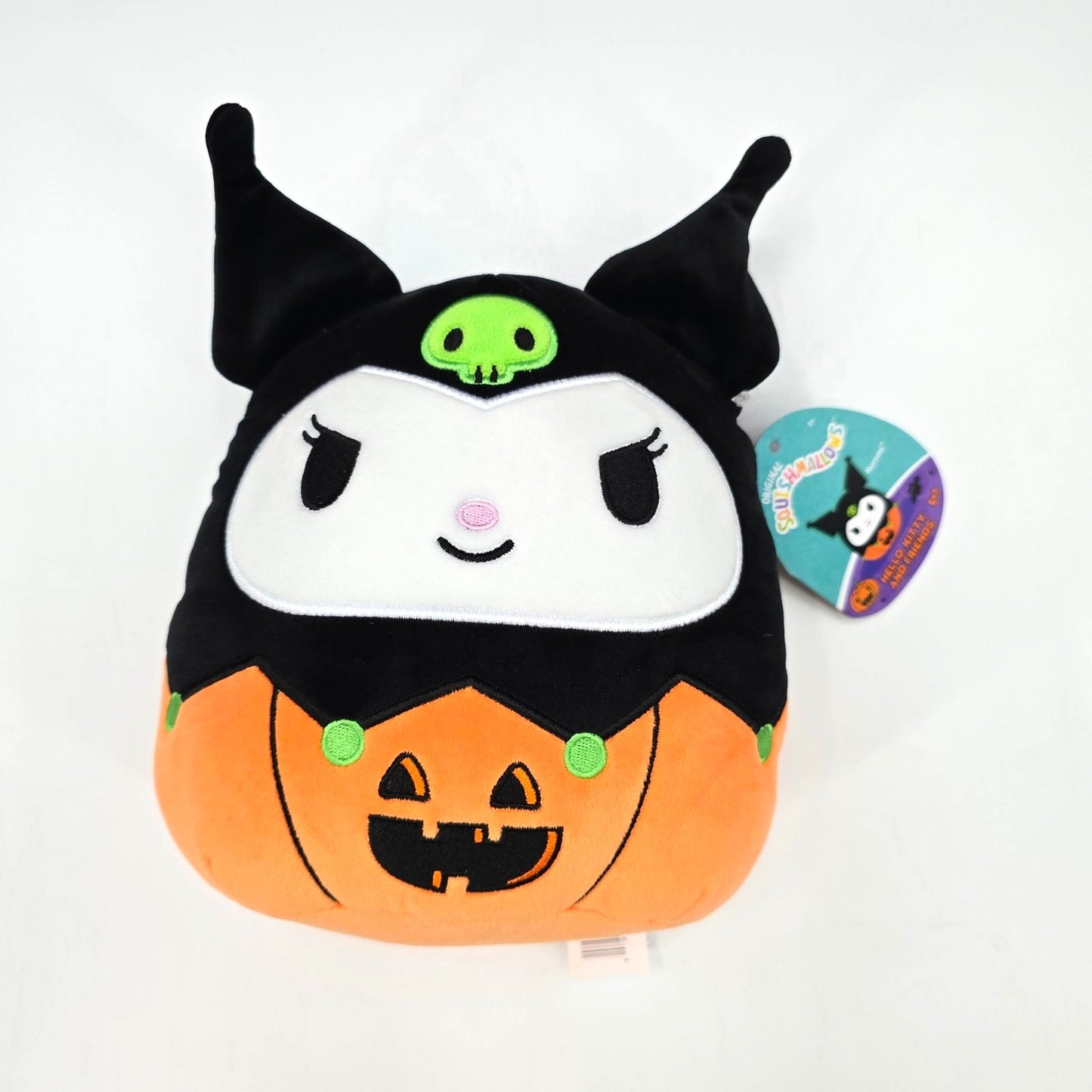 Hello Kitty and Friends Squishmallows Kuromi Bat Pumpkin NWT Halloween Plush #23