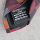 Van Heusen Red Gray Orange Diamond Geometric Silk Neck Tie Men's