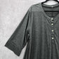 Terra & Sky Gray Mini Hi Low Dress Plus 3XL