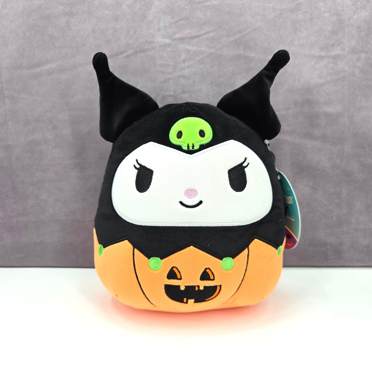 Hello Kitty and Friends Squishmallows Kuromi Bat Pumpkin NWT Halloween Plush #37