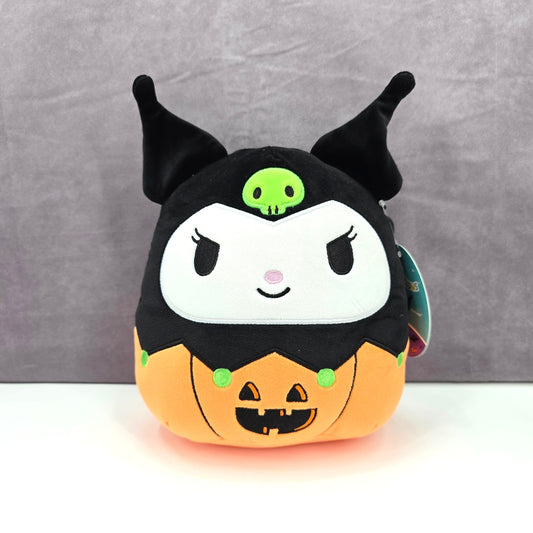 Hello Kitty and Friends Squishmallows Kuromi Bat Pumpkin NWT Halloween Plush #37