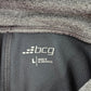 BCG Black Gray Cropped Activewear Workout Legging Pants Bottoms Large