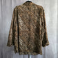 Maggie Barnes Brown Animal Print Button Down Short Blouse Top Size 32W