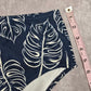 Shein Blue Monstera Leaf High Waist Medium Bikini Bottom Swimwear