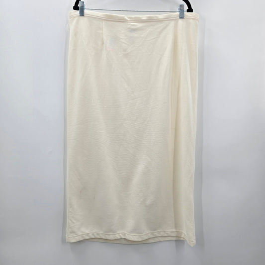 Monroe and Main Cream Off White Long Maxi Skirt XL