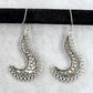 Zara Silver Drop Hook Dangle Floral Leaf Earring Fashion Jewelry JB2-81