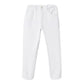 Mango White Girls Braided Belt Jeans Denim Cotton Pants Kids Size 10 NWT