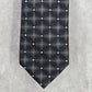 Van Heusen Black Geometric Star Stain Resistant 100% Silk Men's Neck Tie NWOT