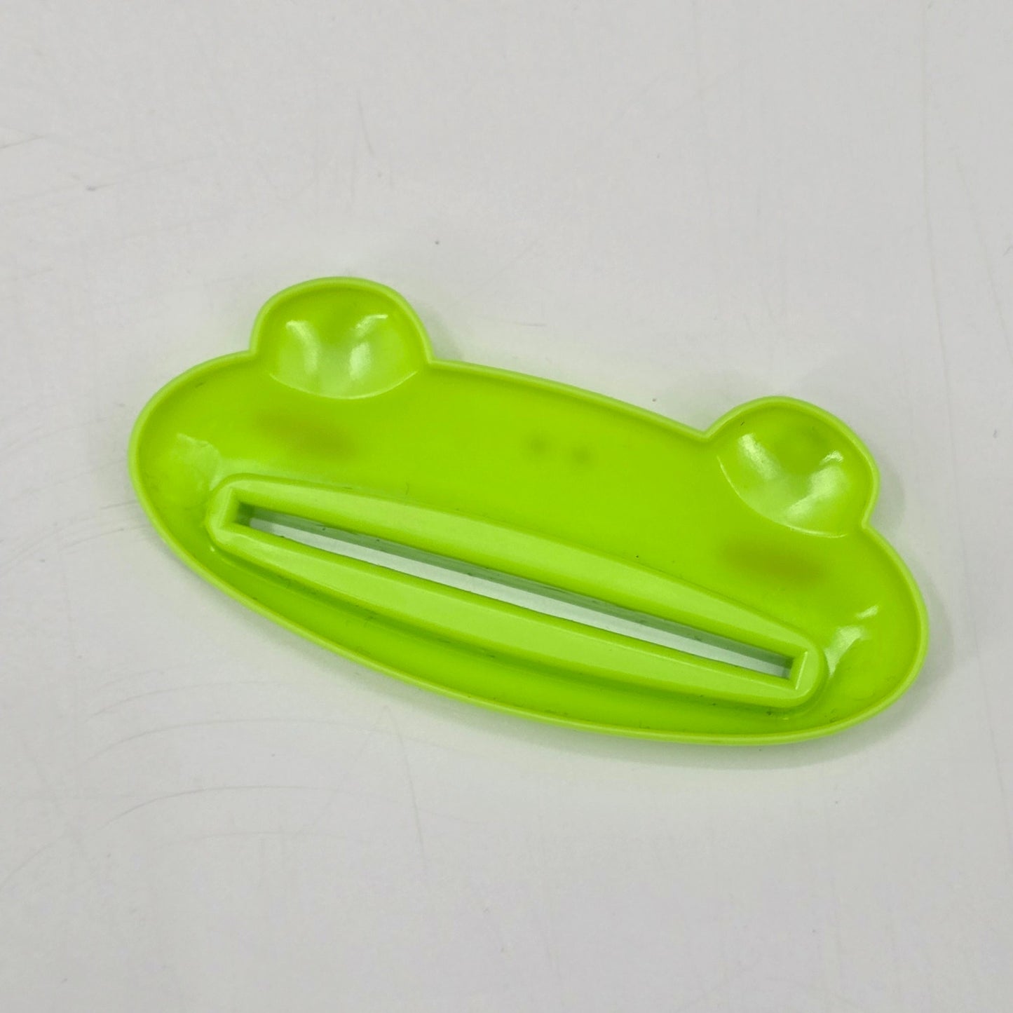 Toothpaste Tube Squeezer Rolling Holder Plastic Pack of 3 Cute Green Frogs #27