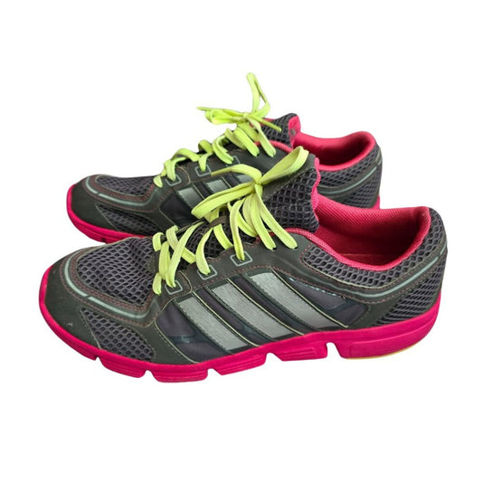 Adidas Jett Breeze Gray Pink Running Trainer Sneakers Womens Shoes 12