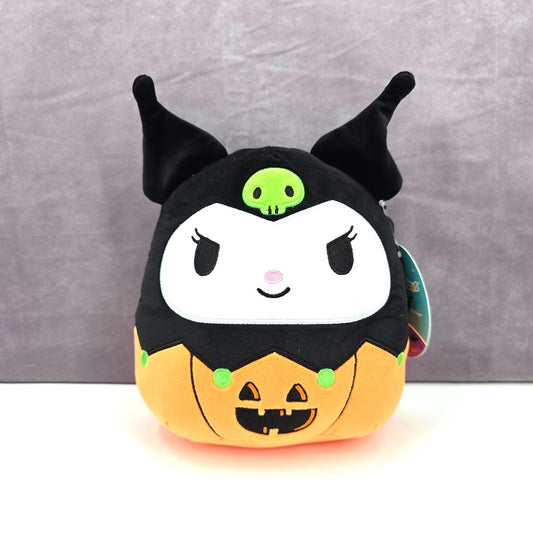 Hello Kitty and Friends Squishmallows Kuromi Bat Pumpkin NWT Halloween Plush #23