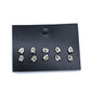 Rhinestone Stud Post Back Earring Set of 5 Fashion Jewelry NWT #E203