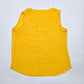 New York and Company Yellow Sleeveless L Blouse Top Shirt Large