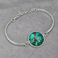 Zara Green Silver Mood Bracelet Fashion Jewelry NWT