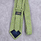 Eagle Shirtmakers Since 1867 Green Blue Geometric 100% Silk Men's Neck Tie NWOT