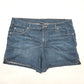 Faded Glory Blue Denim Jeans Shorts Bottoms Pants Plus Size 18