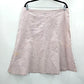 Gap Cream Purple Polka Dot Knee Length Bottom Skirt Plus 14